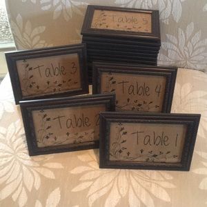 19 Wedding, party, table numbers 1-19. 4 x 6